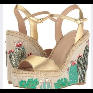 KATE SPADE! WEDGES! SUPER FUN!